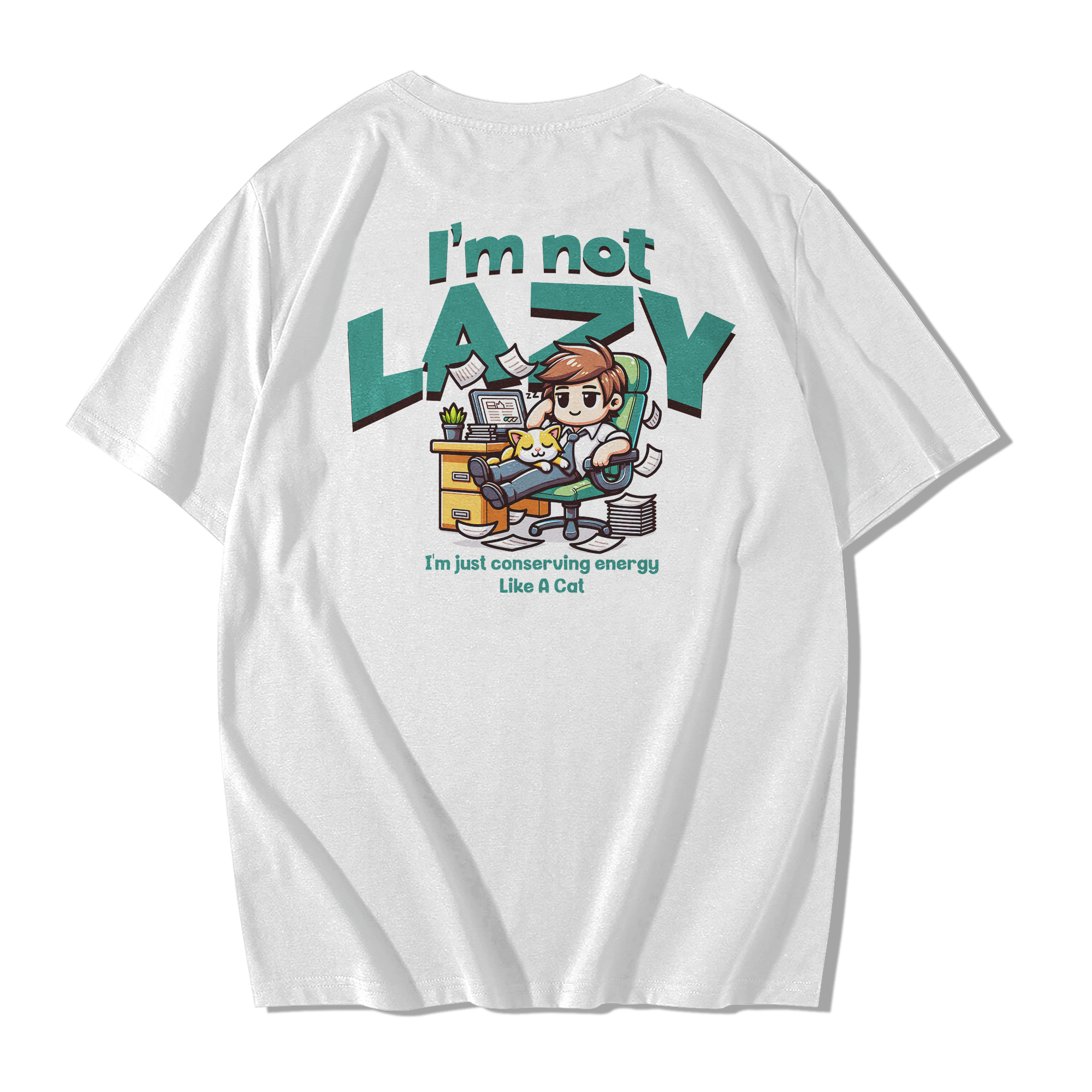 Alfaq I'M Lazy Oversized T-Shirt